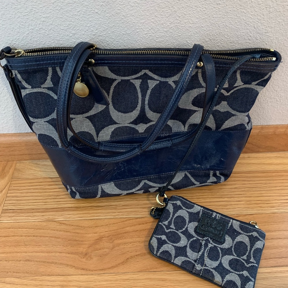 Coach Tote Bag and Wallet